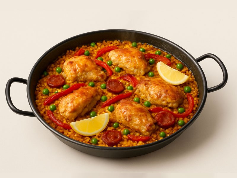 Paella Kylling