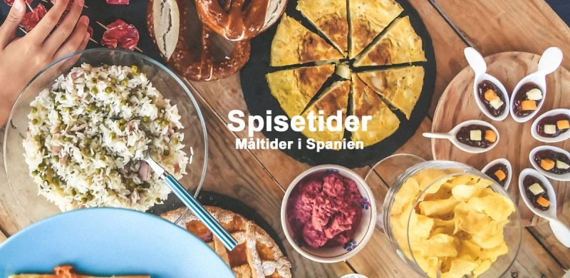 Spisetider i Spanien